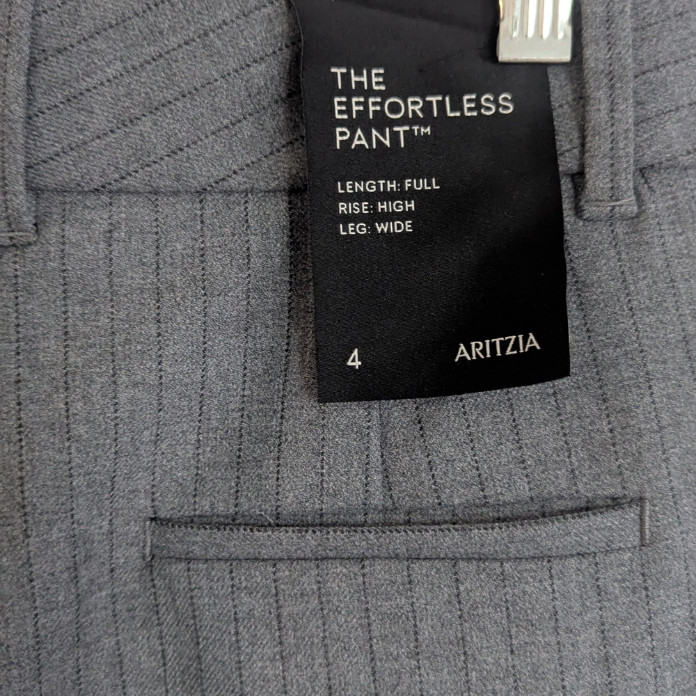Aritzia Gray Pinstripe Effortless Pant - Men's
